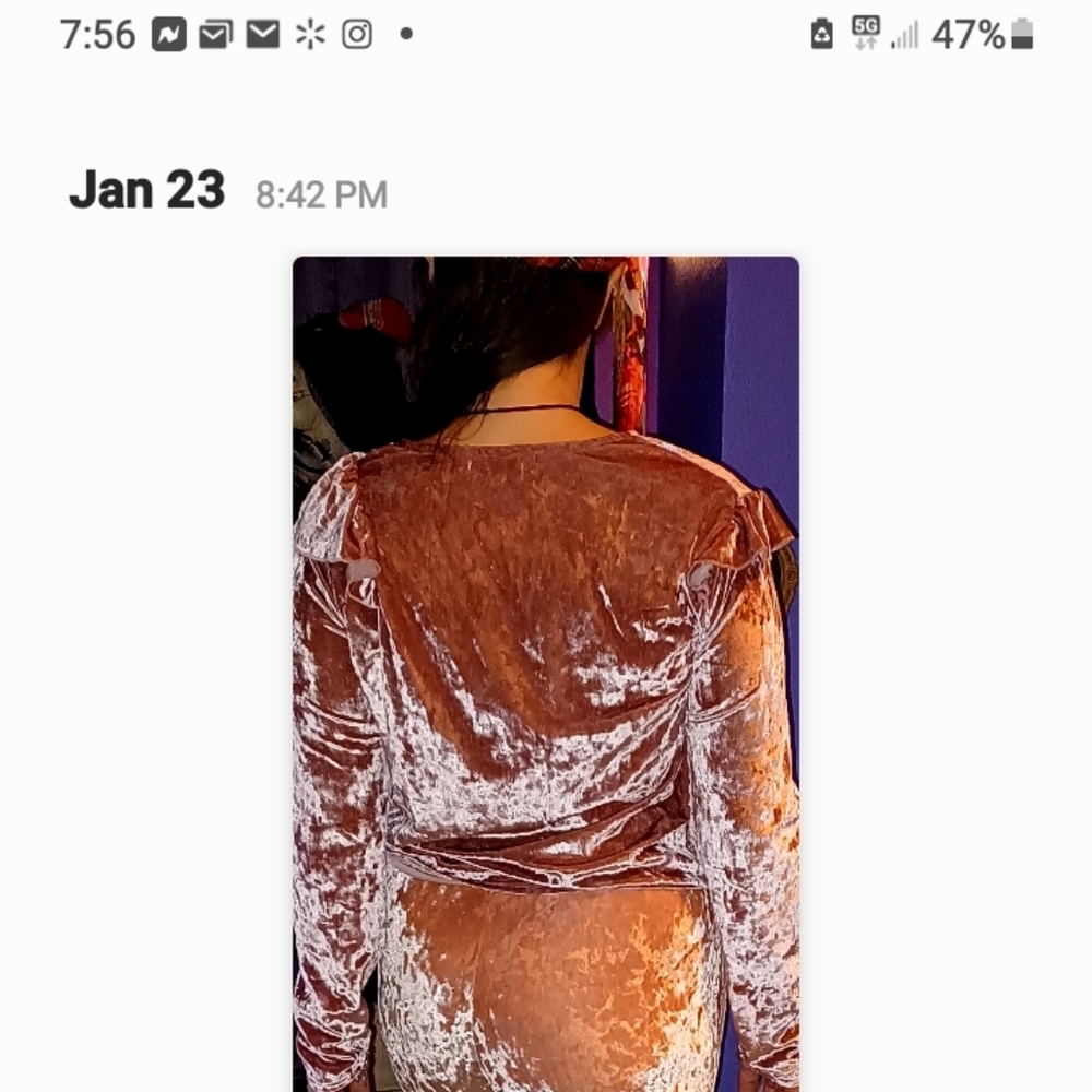 Old Hollywood style- crushed velvet pajamas🌸💕